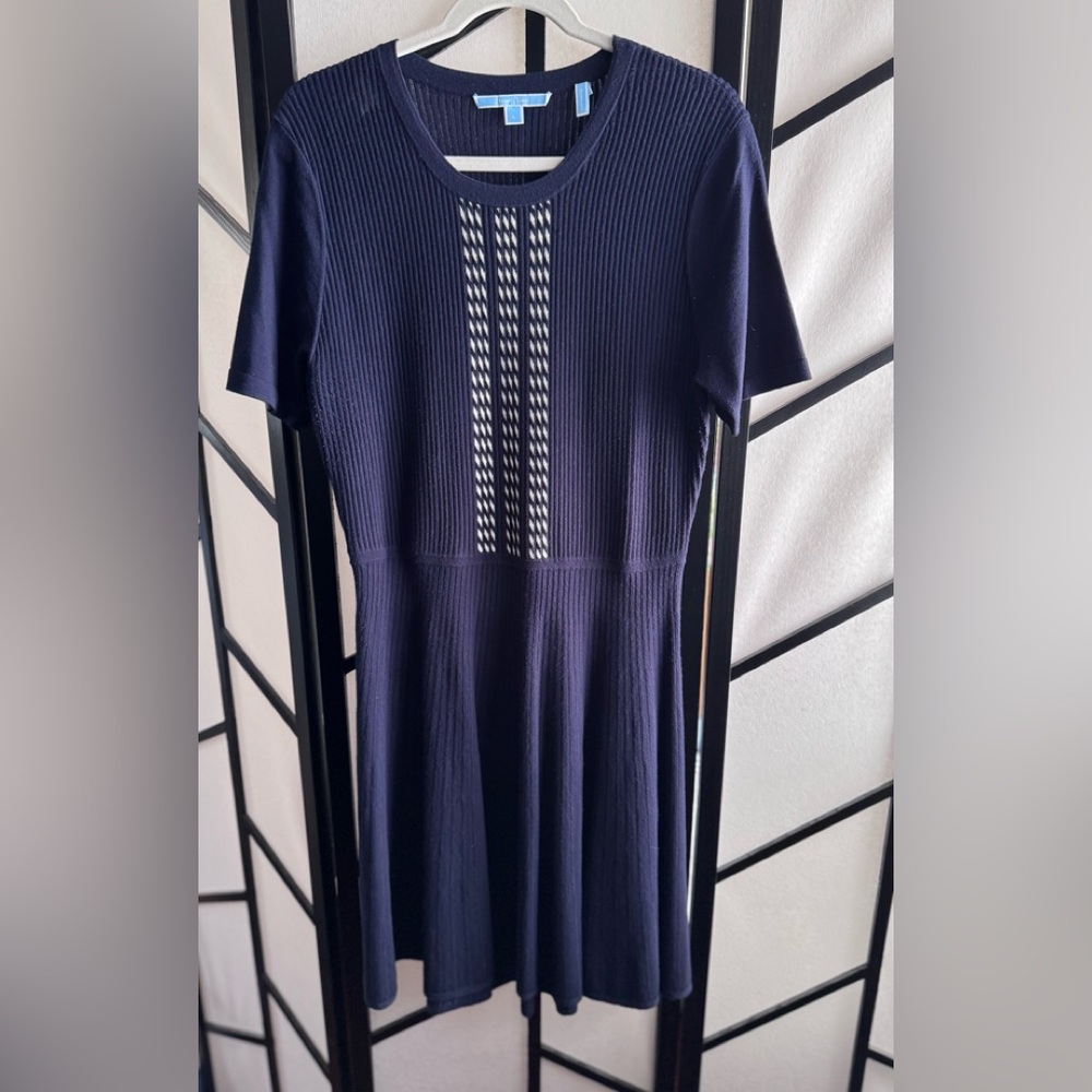 Draper James knit dress in navy